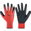 Mechanical Hazard Gloves, Black/Red, Nylon Liner, Nitrile Foam Coating, EN388: 2016, 4, 1, 2, 1, A, Size 7 thumbnail-0