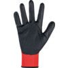 Mechanical Hazard Gloves, Black/Red, Nylon Liner, Nitrile Foam Coating, EN388: 2016, 4, 1, 2, 1, A, Size 7 thumbnail-2