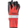 Mechanical Hazard Gloves, Black/Red, Nylon Liner, Nitrile Foam Coating, EN388: 2016, 4, 1, 2, 1, A, Size 7 thumbnail-4