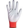 Mechanical Hazard Gloves, Red/Grey, Nylon Liner, Polyurethane Coating, EN388: 2016, 4, 1, 2, 1, Size 9 thumbnail-2