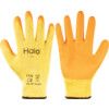 Mechanical Hazard Gloves, Orange/Yellow, Cotton/Polyester Liner, Latex Coating, EN388: 2016, 2, 1, 4, 3, X, Size 8 thumbnail-0