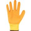Mechanical Hazard Gloves, Orange/Yellow, Cotton/Polyester Liner, Latex Coating, EN388: 2016, 2, 1, 4, 3, X, Size 8 thumbnail-2