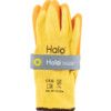 Mechanical Hazard Gloves, Orange/Yellow, Cotton/Polyester Liner, Latex Coating, EN388: 2016, 2, 1, 4, 3, X, Size 8 thumbnail-3