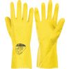 024 Optima, Chemical Resistant Gloves, Yellow, Rubber, Cotton Flocked Liner, Size 6-6.5 thumbnail-0