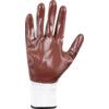 117-MAT Matrix Mechanical Hazard Gloves, Red, Nitrile Coating, EN388: 2003, 3, 1, 2, 1, Size 10 thumbnail-2