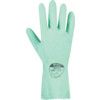 326 Optima, Chemical Resistant Gloves, Green, Rubber, Cotton Flocked Liner, Size 9-9.5 thumbnail-1