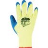902-MAT Matrix, Cold Resistant Gloves, Blue/Yellow, Fleece Liner, Latex Coating, Size 8 thumbnail-1