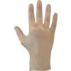 Shield 2 GD47 Disposable Gloves, Clear, Vinyl, 0.8mil Thickness, Powdered, Size L, Pack of 100 thumbnail-0