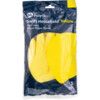 S04 Swift Household, Chemical Resistant Gloves, Yellow, Rubber, Cotton Flocked Liner, Size 6-6.5 thumbnail-3