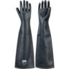 SC105 Chemprotec, Chemical Resistant Gloves, Black, Rubber, Unlined, Size 10 thumbnail-0