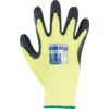 A140, Cold Resistant Gloves, Black/Yellow, Acrylic Liner, Latex Coating, Size M thumbnail-1