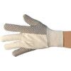 General Handling Gloves, Black/White, PVC Coating, Cotton Liner, Size 8 thumbnail-0
