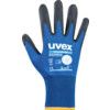 60050 Phynomic Mechanical Hazard Gloves, Black/Blue, Polyamide Liner, Aqua-Polymer Foam Coating, EN388: 2016, 3, 1, 3, 1, X, Size 8 thumbnail-1