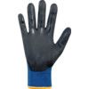 60050 Phynomic Mechanical Hazard Gloves, Black/Blue, Polyamide Liner, Aqua-Polymer Foam Coating, EN388: 2016, 3, 1, 3, 1, X, Size 8 thumbnail-2