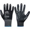 Unilite 6605 Mechanical Hazard Gloves, Black, Nylon Liner, Nitrile Coating, EN388: 2016, 4, 1, 2, 2, X, Size 10 thumbnail-0