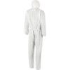 1500-WH Microgard Chemical Protective Coveralls, Disposable, Type 5/6, White, SMS Nonwoven Fabric, Zipper Closure, 2XL thumbnail-1