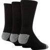 Classic Black Boot Socks Size 6-11 (Pack of 3 Pairs) thumbnail-0