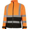 Hi-Vis Soft Shell Jacket, 2XL, Orange & Black, Polyester, EN20471 thumbnail-0