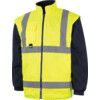 Hi-Vis Reversible Coat, 5-in-1, Waterproof, Large, Yellow, Polyester, EN20471 thumbnail-3