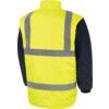 Hi-Vis Reversible Coat, 5-in-1, Waterproof, Large, Yellow, Polyester, EN20471 thumbnail-4