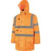 Hi-Vis Reversible Coat, 5-in-1, Waterproof, Medium, Orange, Polyester, EN20471 thumbnail-1