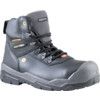 Jupiter, Mens Safety Boots Size 10, Black, Leather, Water Resistant, Aluminium Toe Cap, ESD, Wide Fit thumbnail-0