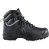 Waterproof Safety Boots, Size, 7, Black, Leather Upper, Steel Toe Cap thumbnail-1