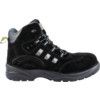 Safety Boots, Size, 9, Black, Leather Upper, Composite Toe Cap thumbnail-1
