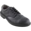 Safety Shoes, Men, Black, Leather Upper, Steel Toe Cap, S3, SRC, Size 8 thumbnail-0