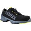 Uvex 1, Safety Trainers, Unisex, Black, Wide Fitting, Velour Upper, Composite Toe Cap, S2, ESD, Size 4 thumbnail-0