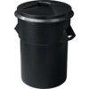 IWC6 Hygiene Black Waste Bin - 95 Litre thumbnail-0