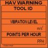 Amber Hav Self Write Adhesive Labels 51mm x 51mm thumbnail-0