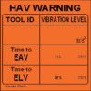 Amber Hav Self Write EAV & ELV Adhesive Labels 51mm x 51mm thumbnail-0