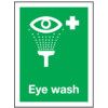 Eye Wash Rigid PVC Sign 150mm x 200mm thumbnail-0