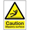 Slippery Surface Vinyl Caution Sign 148mm x 210mm thumbnail-0