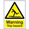 Trip Hazard Rigid PVC Warning Sign 297 x 420mm thumbnail-0
