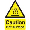 Hot Surface Vinyl Caution Sign 148mm x 210mm thumbnail-0