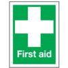 First Aid Vinyl Sign 200mm x 300mm thumbnail-0