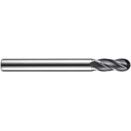 Series S511 Carbide 4 Flute Plain Shank Ball Nosed End Mill - X-CEED Coated - Metric  thumbnail-2