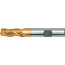HSS-CO 8% Weldon Shank Coarse Pitch 37° High Helix for Aluminium Roughing End Mills 3 Flute: Series 20, Regular - TiN Coated thumbnail-0