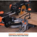 R255SMS+ 255mm Multi-Material Sliding Mitre Saw (230V or 110V) thumbnail-1