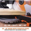 R255SMS+ 255mm Multi-Material Sliding Mitre Saw (230V or 110V) thumbnail-4
