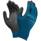 HyFlex® Palm-side Coated Blue/Black Gloves thumbnail-1
