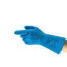 Chemical Resistant Gloves, Blue Latex thumbnail-2