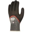 Cut Resistant Gloves, Foam Nitrile Coated, Black/Grey thumbnail-0