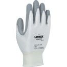 CAT II Unidur Cut Resistant Gloves, PU Coated, Grey & White thumbnail-0