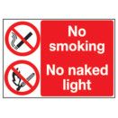 No Smoking No Naked Light Signs thumbnail-1