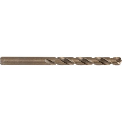 Jobber Drill, 7.5mm, Normal Helix, Cobalt High Speed Steel, Bronze Oxide