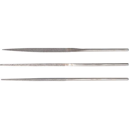160mm (6.5") Knife 80/120 Diamond Needle File