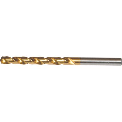 Jobber Drill, 6.5mm, High Helix, Cobalt High Speed Steel, TiN